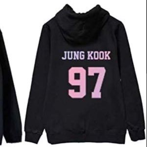 BTS Jung Kook blacker zipper sweater